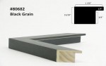 black grain picture frame