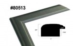 black wood photo frame