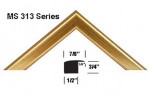 seven eights gold wood picture frame